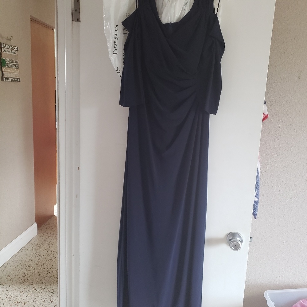 Royal Blue Dress and The  Accessories